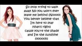 Ariana Grande amp Elizabeth Gillies  Give it up  Lyrics  YouTubeflv [upl. by Aderf49]