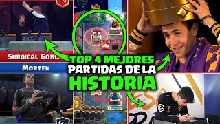 TOP 4 MEJORES PARTIDAS DE LA HISTORIA del CLASH ROYALE    DrekzeNN [upl. by Platas]