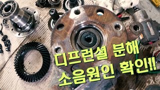 bmw e90 320i 디프런셜 분해Differential gear disassembly [upl. by Tarra757]