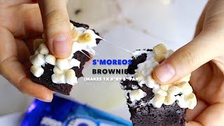 Oreo Marshmallow Brownies Recipe Video  Bakestarters [upl. by Luane]