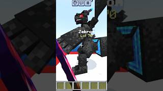 Zekrom vs RESHIRAM in Minecraft🤯 trendingshorts minecraft [upl. by Ees]