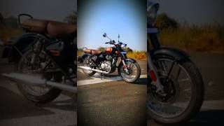 The Beats RE 350 black colour 🔥  Royal Enfield classic 350 royalenfield trendingvideo viral [upl. by Erbas525]