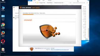 Uninstall Total Defense AntiVirus 90 on Windows 10 [upl. by Conley955]