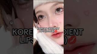 Korean gradient lips tutorial glowuptips shorts koreanlips [upl. by Baker]