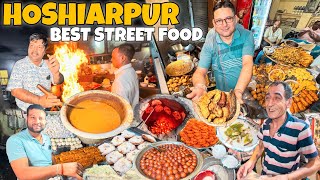 Punjab Tour Ep  18  Hoshiarpur Evening Street Food  Punjab Street Food  Punjab Famous Food [upl. by Anomar]