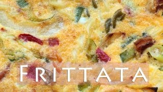 Pasta Frittata al Forno Recipe  Italian Baked Egg Dish  Egg Casserole 프리타타 만들기 [upl. by Randee]