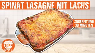 Spinat Lasagne mit Lachs [upl. by Rol386]