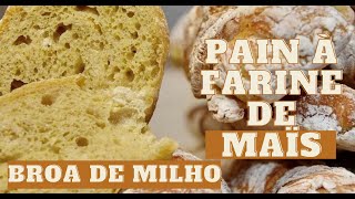 Recette facile pain de maïs traditionnel Portugais Broa de milho DE FAÇON SAINE ET ÉCONOMIQUE [upl. by Akehsal]