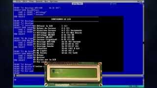 Tuto  Contrôler un afficheur LCD avec le port parallèle LPT dun ordinateur PC et Qbasic FR [upl. by Erdeid]