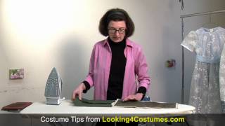 Costume Tips  Using a quotVelvetquot Board in Ironing [upl. by Elolcin]