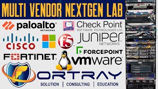 Fortray NextGen LAB  Palo Alto  Check Point  Cisco  Fortinet  Juniper  F5 LTM  Cyber security [upl. by Eanal]