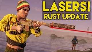 Rust Update  Laser Sights Flashlights New Rain [upl. by Ednarb]