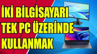 2 Bilgisayarı Tek Ekran ile Kullanmak pc [upl. by Ahsrat]