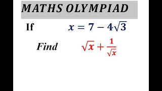 A junior Math Olympiad Question [upl. by Josephson]