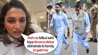 Deepika Padukone Supported Aishwarya for Leaving Bachchan Family amp filling Divorce Case [upl. by Irtimd77]