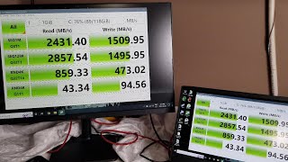 Crystal Disk MarkDisk Info Testing Drives amp Replacing M2 in HP Omen [upl. by Banquer]