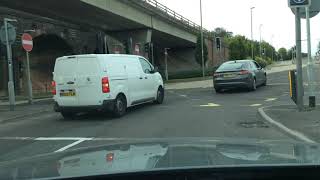 Quay Street Roundabout Portsmouth to Fareham Town Centre Portsmouth amp Lee Solent Driving Test Help [upl. by Puna]