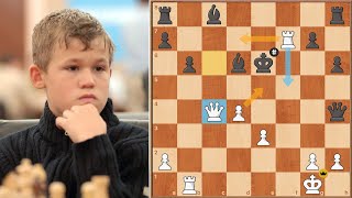 💎 La VIOLENTA partida de Ajedrez con la que Magnus Carlsen de 14 años ASOMBRÓ al mundo [upl. by Duane]