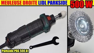 meuleuse droite lidl parkside 500w Die Grinder Geradschleifer [upl. by Eiuqnimod]