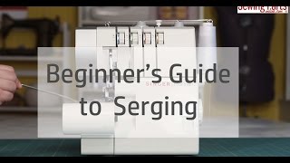 Beginners Guide to Serging Ep 1 Understanding Your Serger [upl. by Fabian]