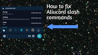 How to fix Aliucord slash commands  Aliucord [upl. by Martella]