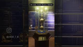 Srilanka 1996 Cricket World Cup wintrophy amp memories Sri Lanka 🇱🇰 cricket MuseumColombo [upl. by Hauhsoj]