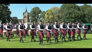 Field Marshal Montgomery Pipe Band wins 2024 European Championship in Perth [upl. by Yssim778]