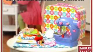 Back to Basics Toys Lockstitch Sewing Machine and Kit [upl. by Adnal]