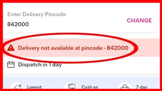 How To Fix Delivery Not Available At Pincode In Meesho App  Meesho App Pin Code Problem [upl. by Witcher863]