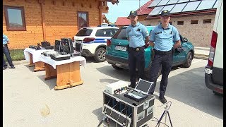 Hrvatska policija predstavila opremu u borbi protiv ilegalnih migracija [upl. by Fadden914]