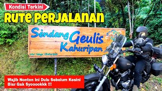 Kondisi Terkini Rute Perjalanan Sendang Geulis Kahuripan Cikalong Wetan Kabupaten Bandung Barat [upl. by Nastassia]