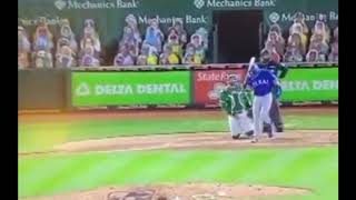 A’s announcer Dallas Braden cracks two 69 jokes on air  MLB  BASEBALL [upl. by Poliard363]