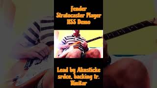 Fender Stratocaster Player HSS  Demo  Lead Tone  Akusticke srdce Melody amp TGuitar Backing Track [upl. by Sirromad]