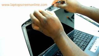 Acer Aspire and Extensa 5235 5738 5739 5740 5741 5742 Laptop Screen Removal and Replacement [upl. by Durand]