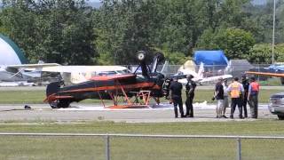 Plane crash at Rockcliffe Airport [upl. by Hagood]