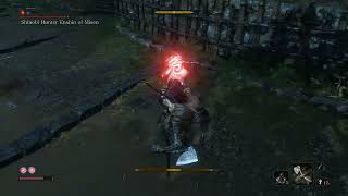 Killing Shinobi Hunter Enshin of Misen Sekiro Shadows Die Twice [upl. by Ielhsa]