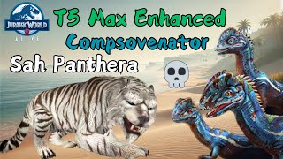 We face up against T5 Sah Panthera amp Compsovenator 😳  PVP Battles  Jurassic World Alive Ep 177 [upl. by Orag]