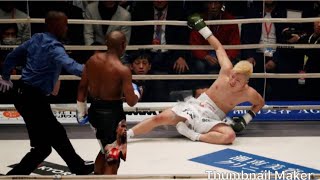 floyd mayweather vs tenshin nasukawa LUTA COMPLETA [upl. by Rosecan979]