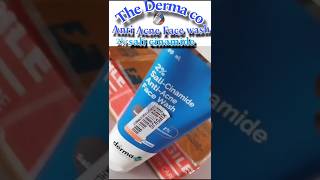 💙The Derma co 2salicinamide Facewash🤍ByeAcnespots😊thedermacotrending shortsshort [upl. by Nerret]