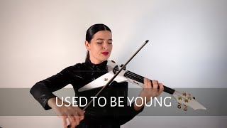 Used To Be Young  Miley Cyrus  Electric Violin Cover  Barbara Krajewska [upl. by Bunder893]