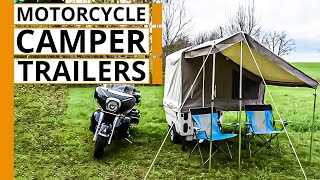 5 Small Camper Trailers for Motorcycle [upl. by Steffane]