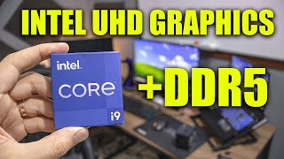 INTEL UHD GRAPHICS COM MEMÓRIA DDR5 DÁ PRA JOGAR BEM [upl. by Osric]