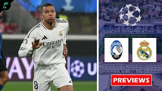 🔴 ATALANTA BC 🇮🇹 VS 🇪🇸 REAL MADRID ■ UEFA Champions League 202425 Matchday 6 Previews ✅️ [upl. by Anerat]