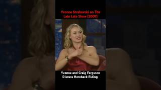 Yvonne Strahovski on The Late Late Show Discussing Horseback riding with Craig Ferguson [upl. by Ninos]