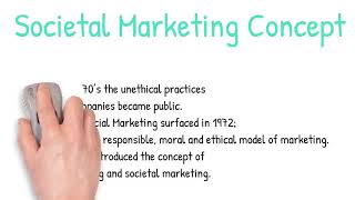 5 Marketing Concepts Production Product Selling Marketing Societal Marketing Concept [upl. by Lindell]