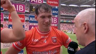 BARRY MCCAMBRIDGE SHUT DOWN SHANE WALSH  ARMAGH V GALWAY 2024 ALL IRELAND FOOTBALL FINAL [upl. by Wheeler]