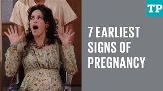 7 earliest signs of pregnancy [upl. by Driscoll311]