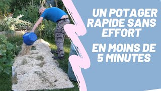 comment créer un potager rapide sans effort en moins de 5 minutes [upl. by Ykcub]