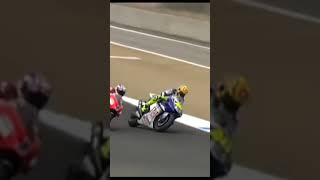 Historic battles  ROSSI vs STONER Laguna Seca 08 [upl. by Lyrahc330]