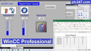 Share Code WinCC Professional Excel Report via VB Script [upl. by Shaffer]